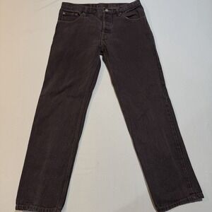 Vintage 90s 80s Levis 501 Made in USA Brown Denim Jeans Mens 33x30 Fits 32x29